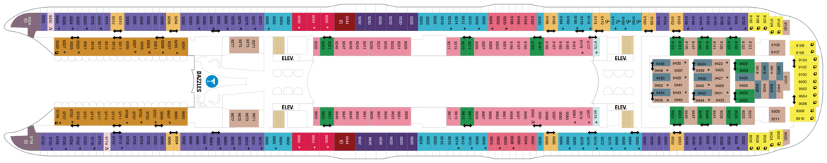 Royal Caribbean International, Symphony of the Seas, Deck 9.png